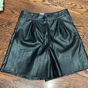 Princess Polly leather shorts
